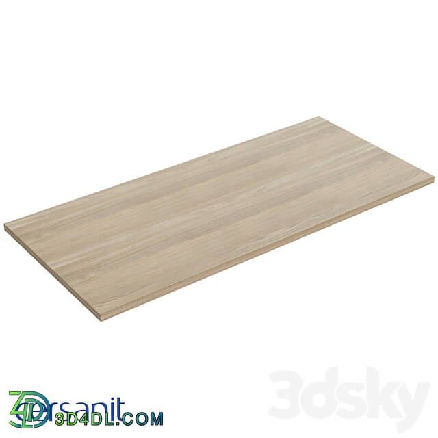 Countertop for vanity unit wall hung MODUO 100 oak