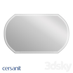 Mirror led 090 design 100x60 with anti fog illumination oval 