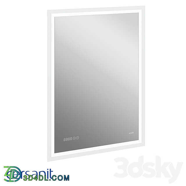 Mirror led 080 design pro 60x85 backlit clock with anti fogging