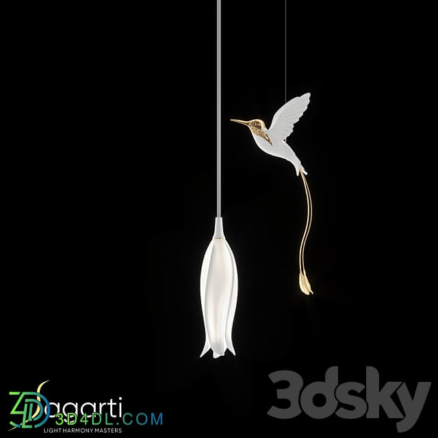 Pendant light Composition with Sagarti Alba Single lamp and Alba hanging decor