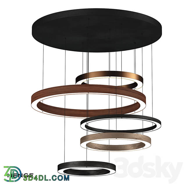 Pendant light Lamp Light Ring Multimateric by Henge om 