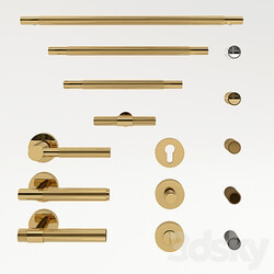 OM Door furniture handles FORME CITY collection. Italy 