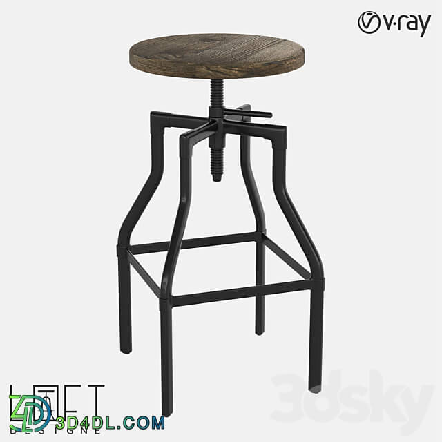 Bar stool LoftDesigne 3586 model
