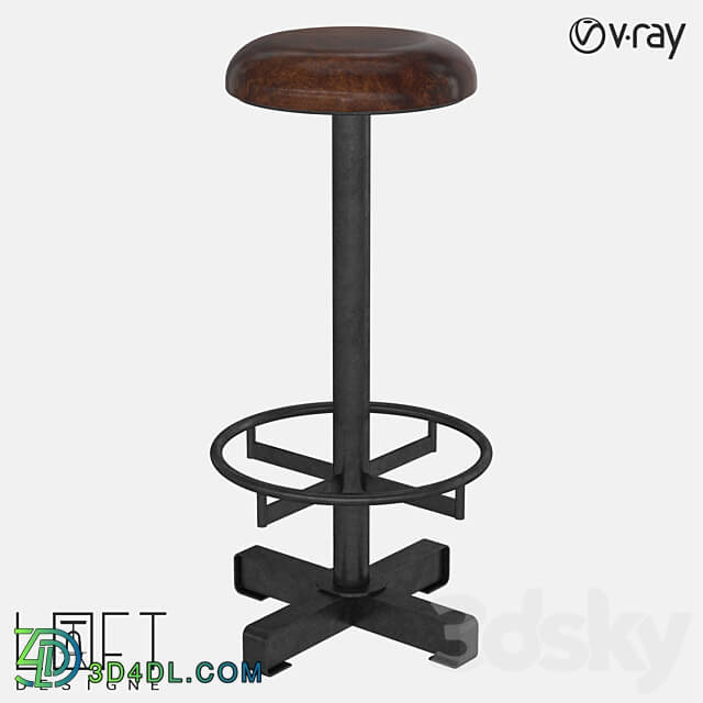 Bar stool LoftDesigne 3619 model