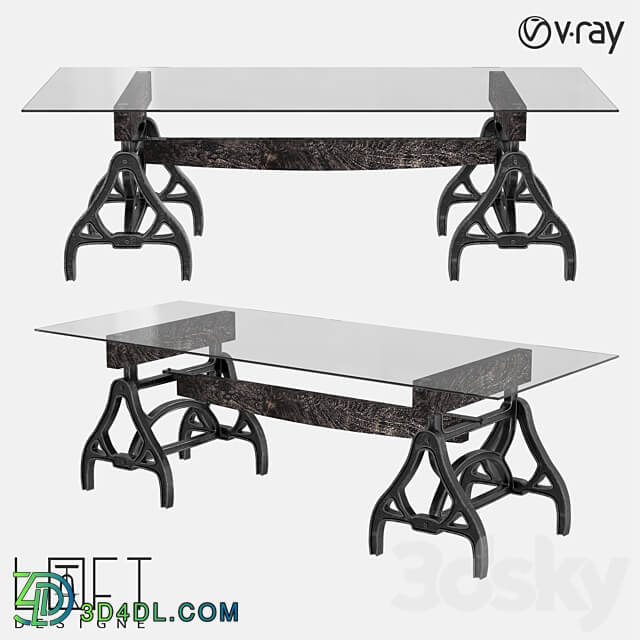 LoftDesigne 6600 model table