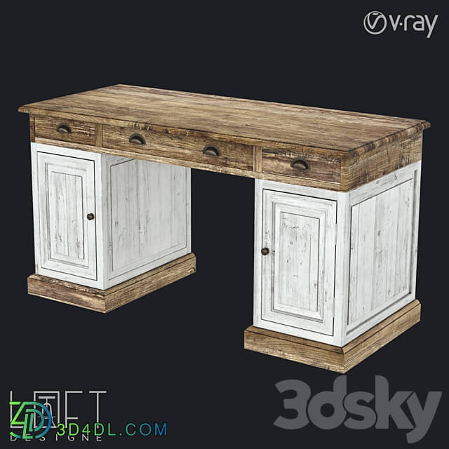 Table LoftDesigne 6851 model desktop