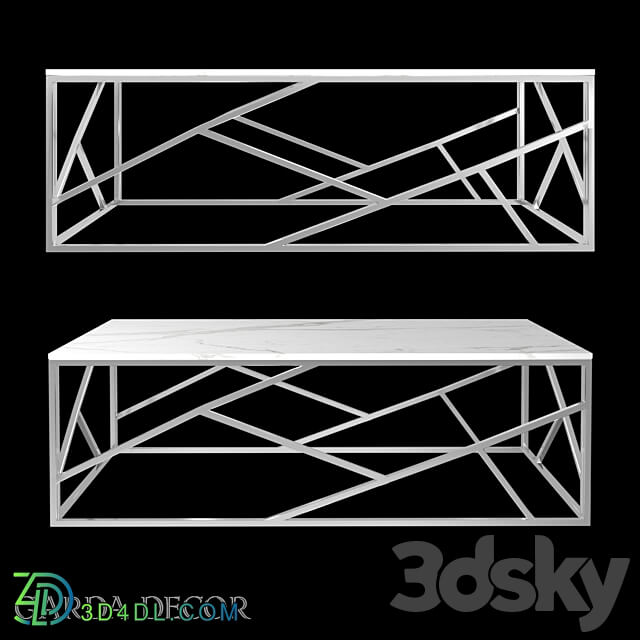 Coffee table Garda Decor GY CT2051214BLSM