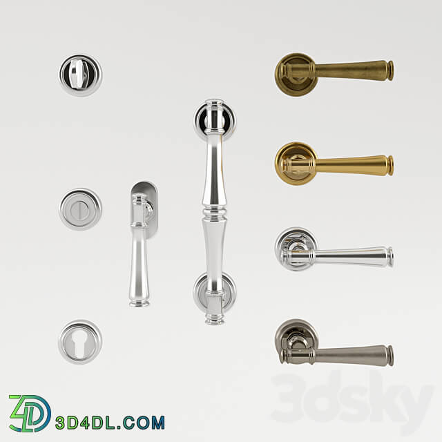 Miscellaneous OM Door handles Fadex Tako collection. Italy