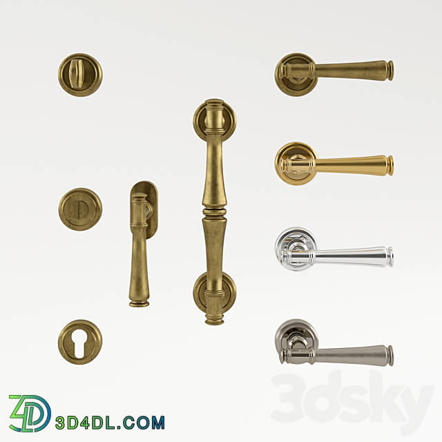 Miscellaneous OM Door handles Fadex Tako collection. Italy