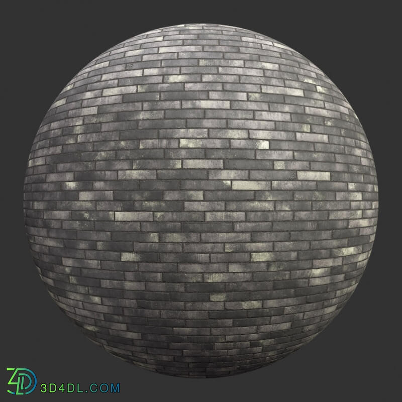 Poliigon Bricks Black Multi _texture_ - - -001