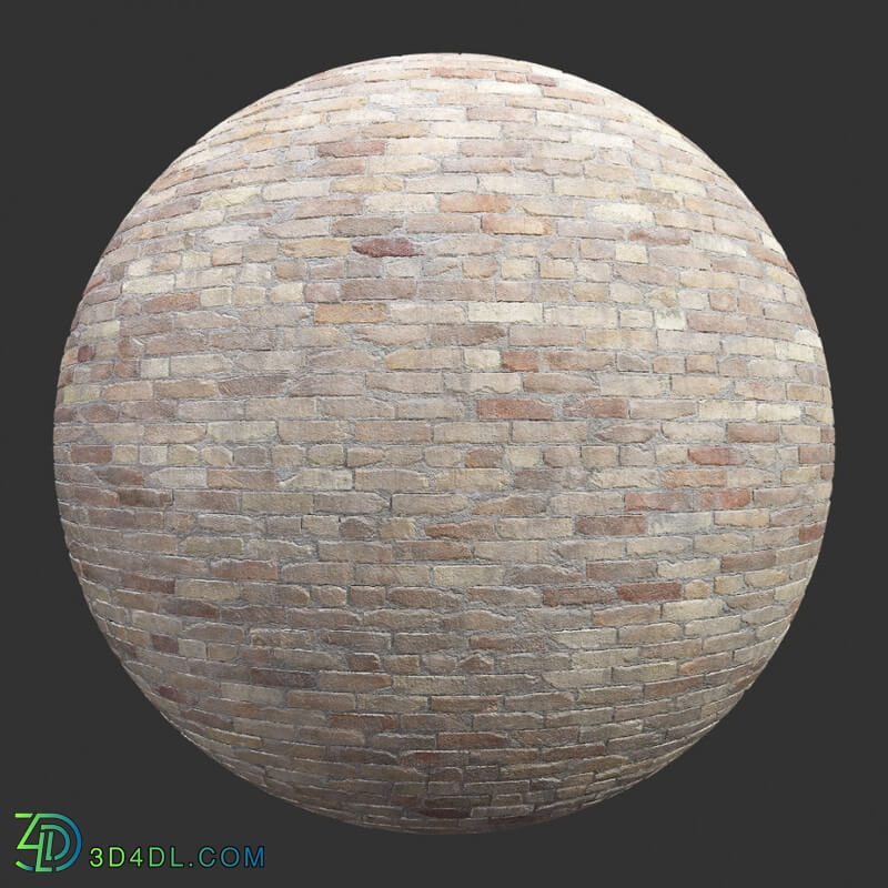 Poliigon Bricks Chipped Grey Multi _texture_ - - - -001