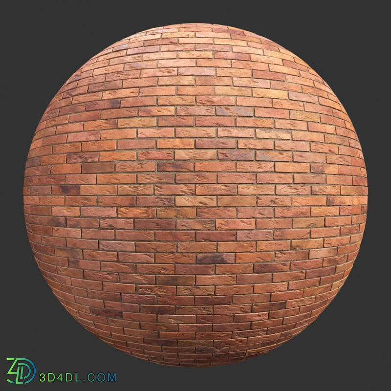 Poliigon Bricks Creased Brown Multi _texture_ - - - -001