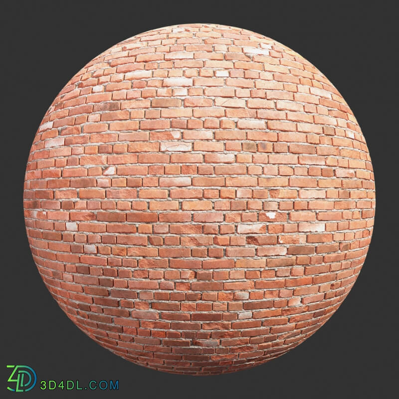 Poliigon Bricks Distressed Red _texture_ - - -001