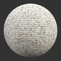 Poliigon Bricks Dusty Painted White _texture_ - - - -001 