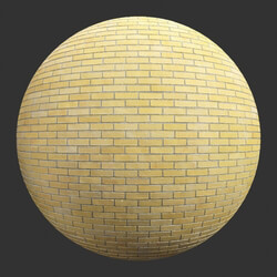 Poliigon Bricks Standard Yellow _texture_ - - -001 