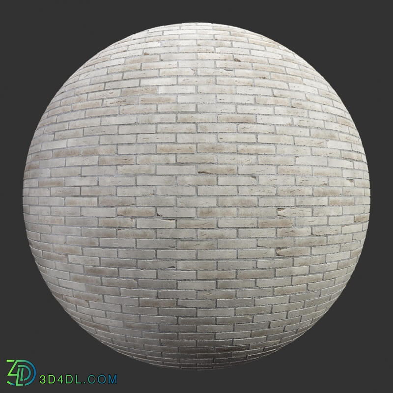 Poliigon Bricks White Washed _texture_ - - -001