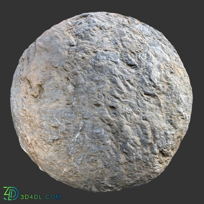 Poliigon Cliff Chunky Grey _texture_ - - -004
