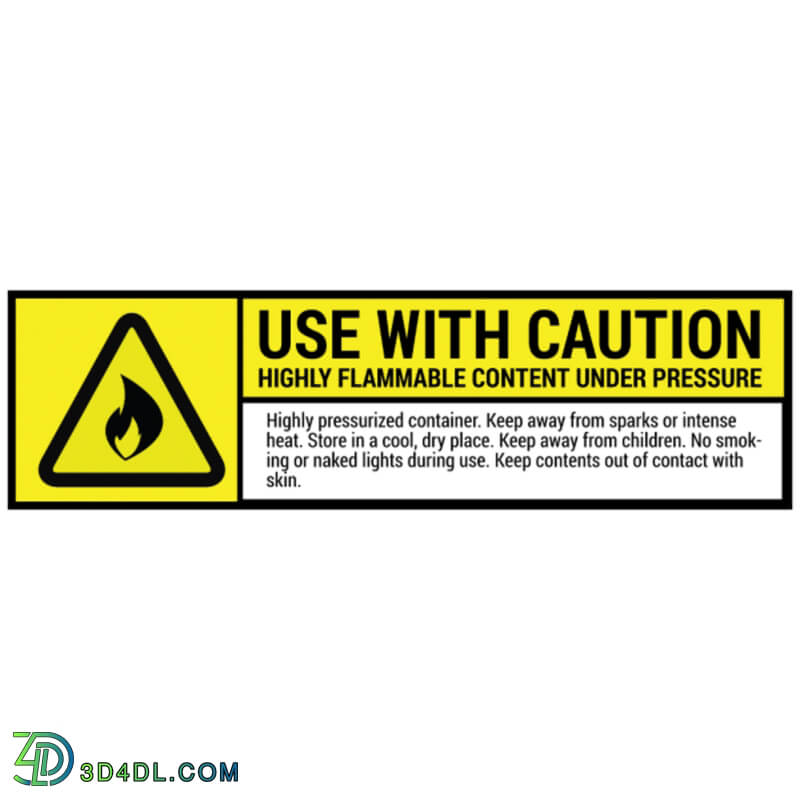 Poliigon Graphic Design Warning Labels _texture_ - - - -09