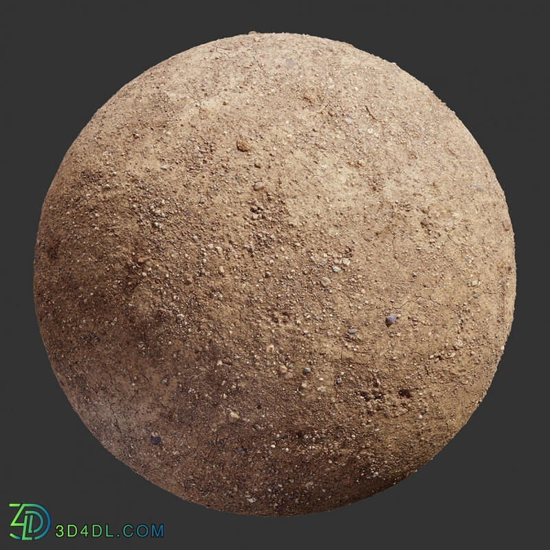 Poliigon Ground Dirt Cracked _texture_ - - -001