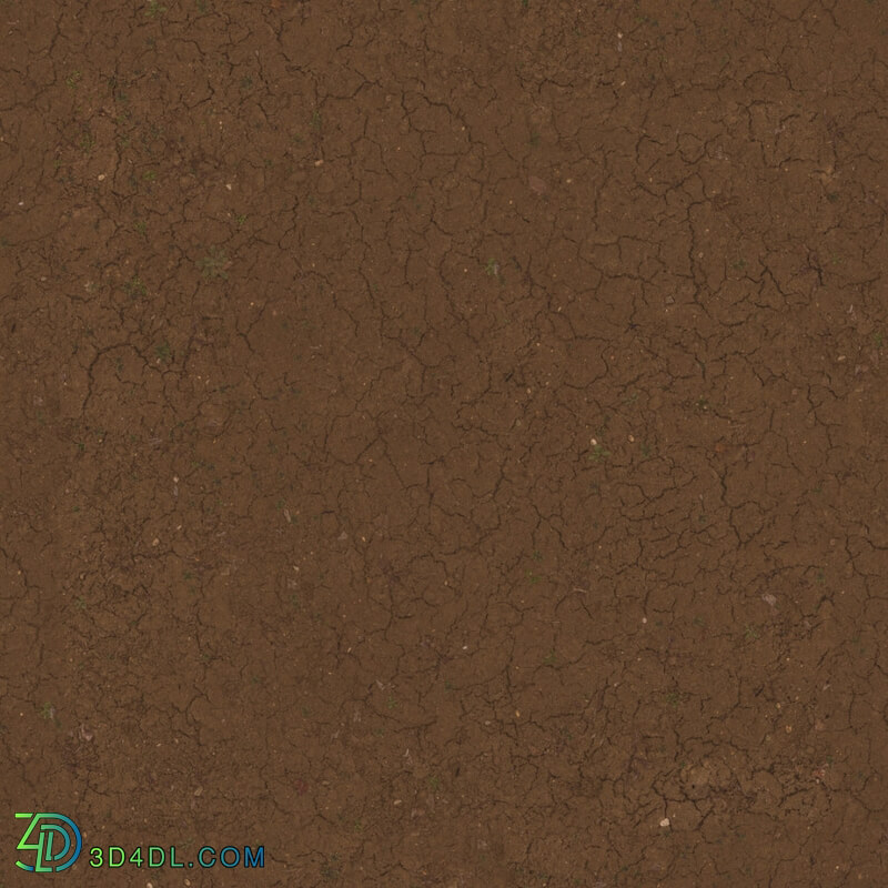 Poliigon Ground Dirt Cracked _texture_ - - -002