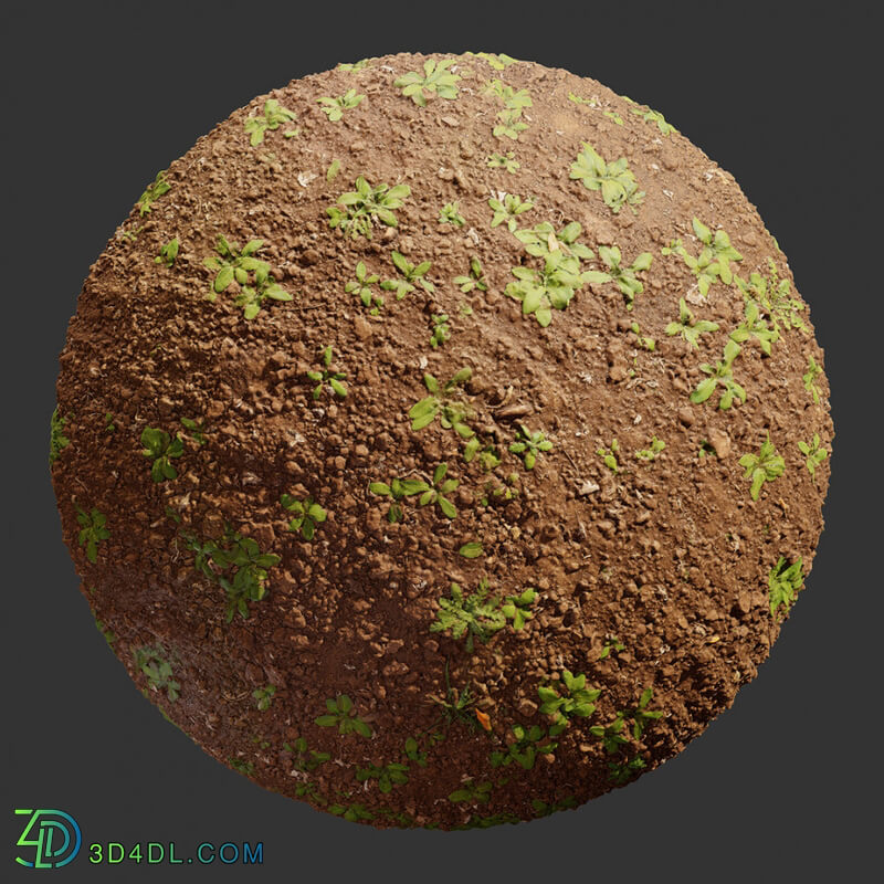 Poliigon Ground Dirt Tilled _texture_ - - -001