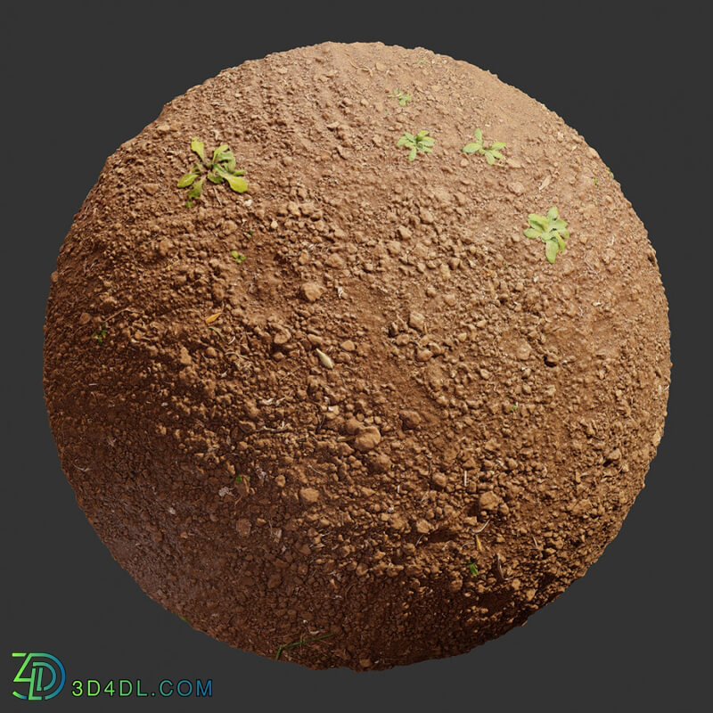 Poliigon Ground Dirt Tilled _texture_ - - -002