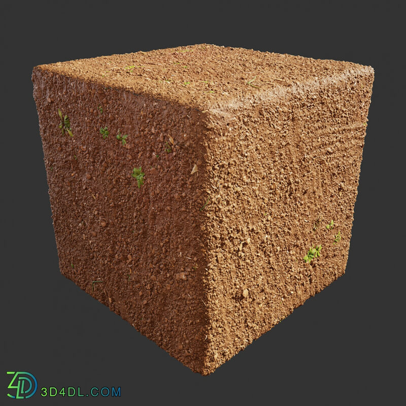 Poliigon Ground Dirt Tilled _texture_ - - -002