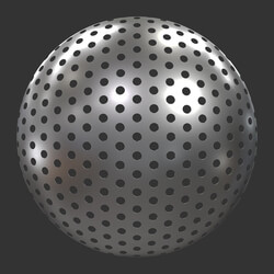 Poliigon Metal Aluminum Perforated Holes _texture_ - - - -001 
