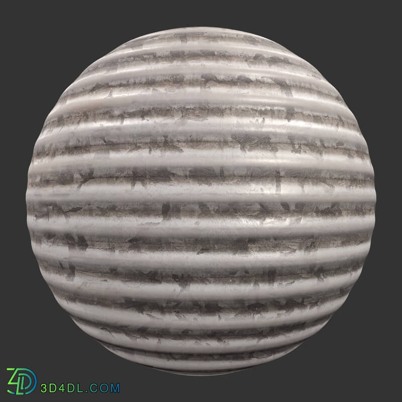 Poliigon Metal Siding Ribbed _texture_ - - -003