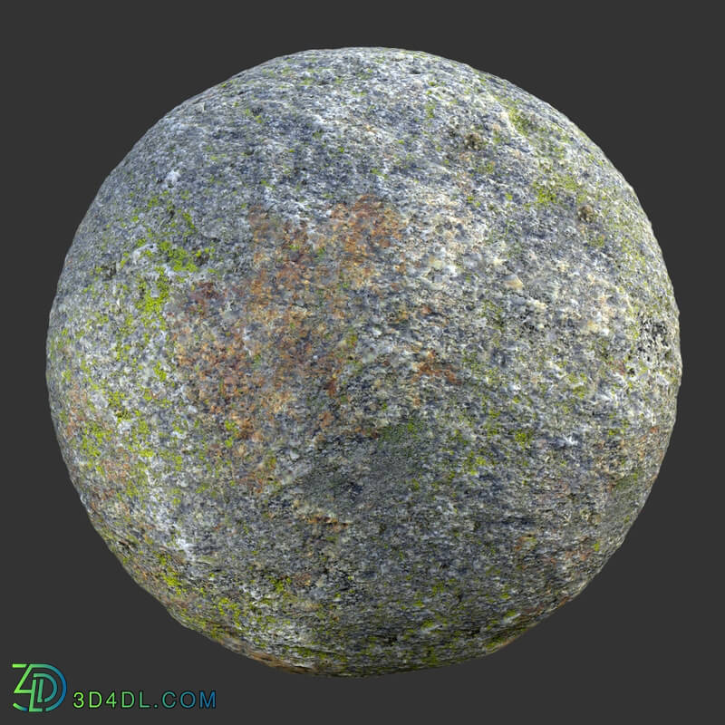 Poliigon Rock Spotty Moss _texture_ - - -007