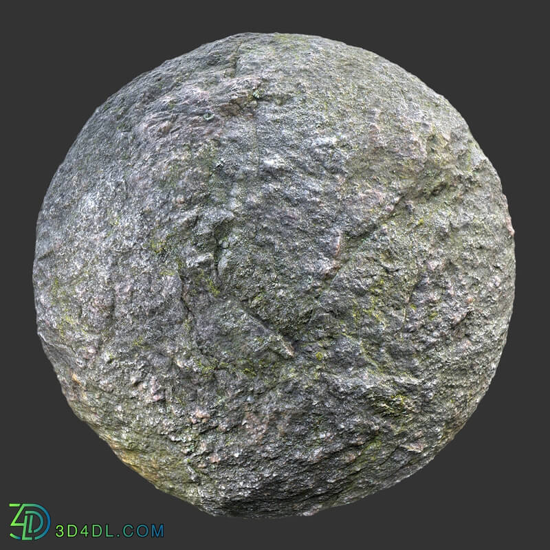Poliigon Rock Spotty Moss _texture_ - - -011