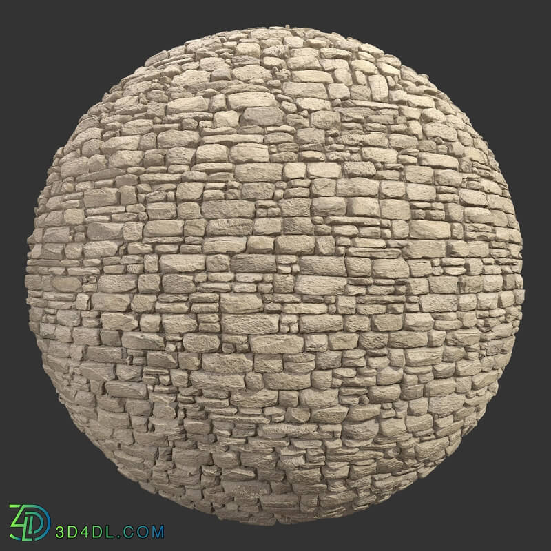 Poliigon Stone Bricks Beige _texture_ - - -011