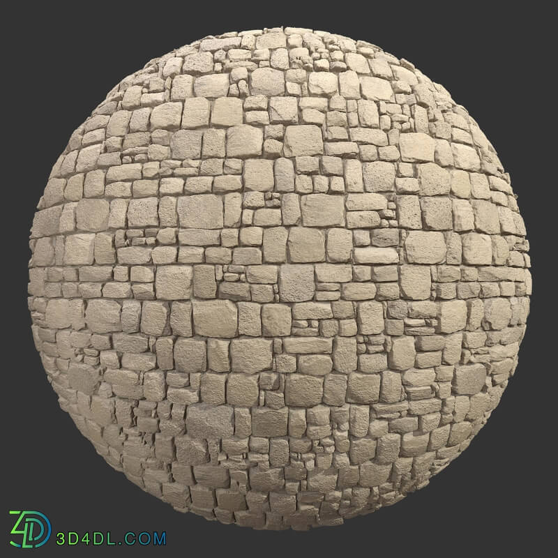 Poliigon Stone Bricks Beige _texture_ - - -013