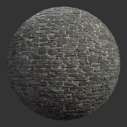 Poliigon Stone Bricks Black _texture_ - - -002 