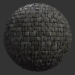 Poliigon Stone Bricks Black _texture_ - - -011 