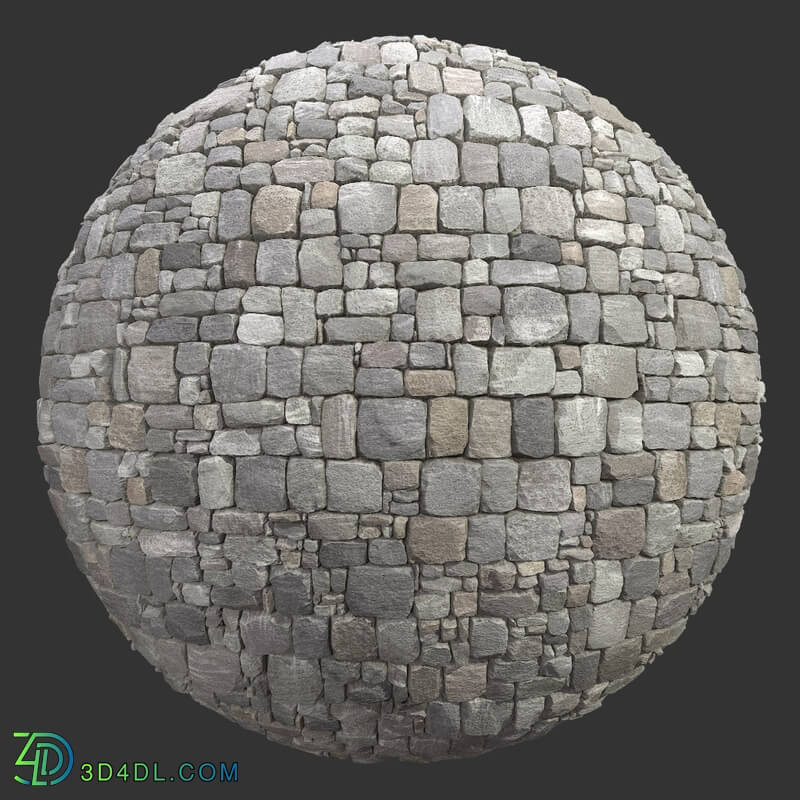 Poliigon Stone Bricks Mosaic _texture_ - - -004