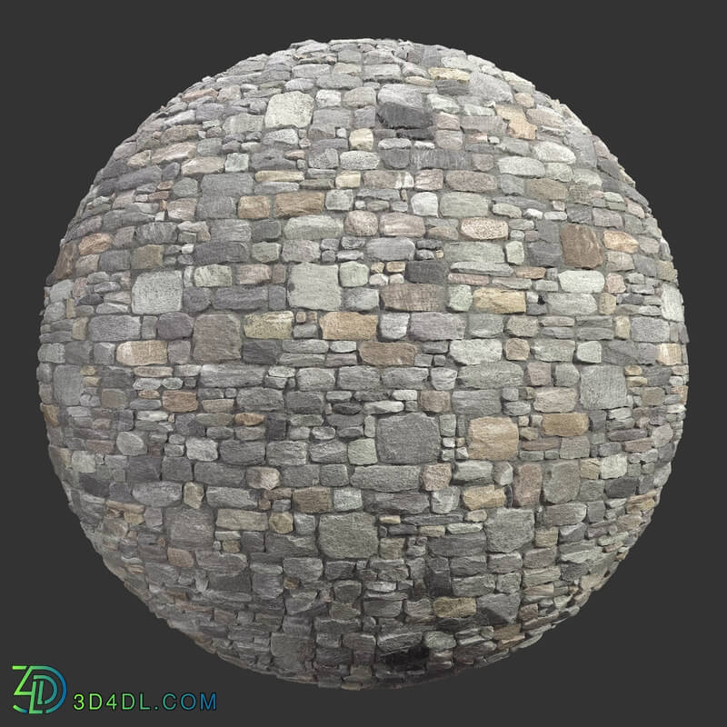 Poliigon Stone Bricks Mosaic _texture_ - - -006