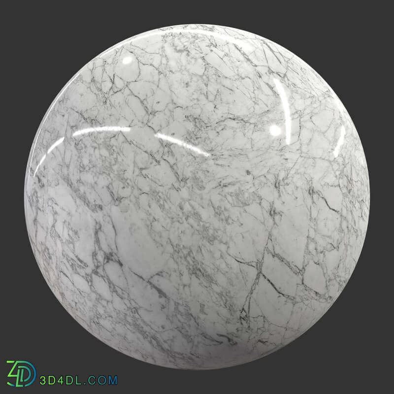 Poliigon Stone Marble Carrara _texture_ - - -001