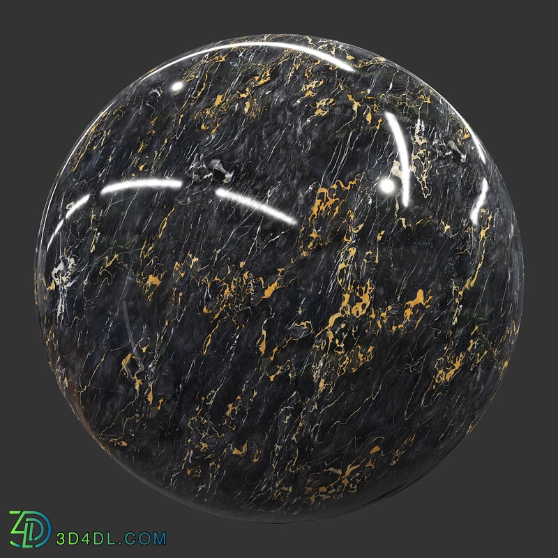 Poliigon Stone Marble Portoro Gold _texture_ - - - -001