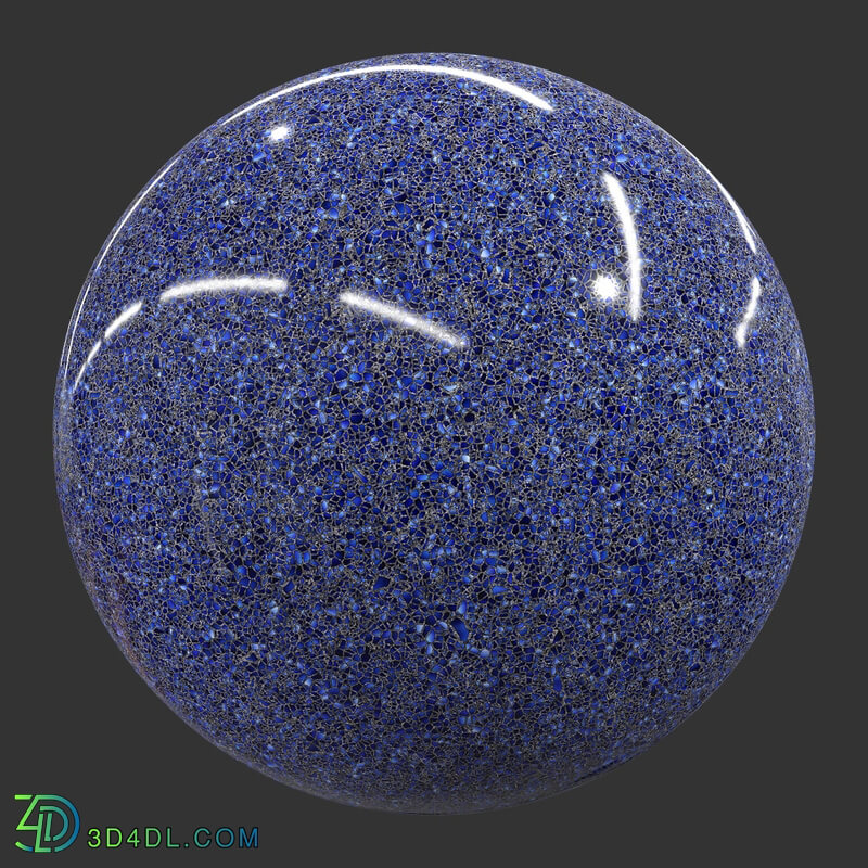 Poliigon Stone Quartz Cobalt Blue _texture_ - - - -001