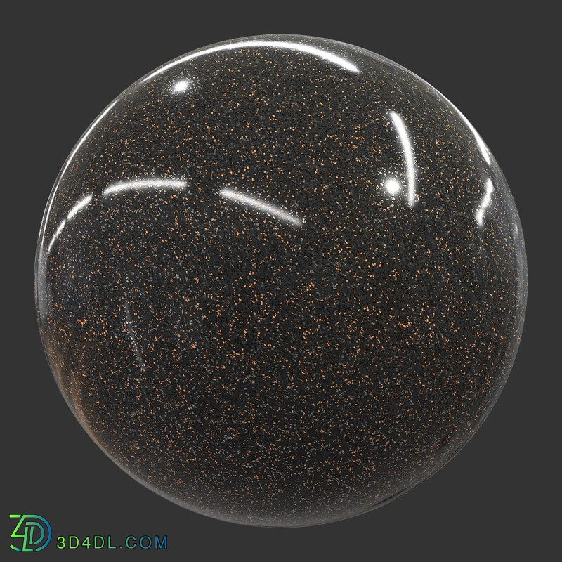 Poliigon Stone Quartz Metallic Orange _texture_ - - - -001