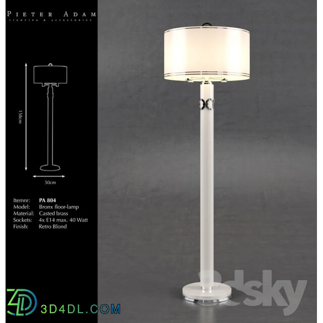 Pieter Adam Bronx Floor Lamp PA 804