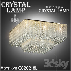 Chandelier Crystal lamp C8202 8L 