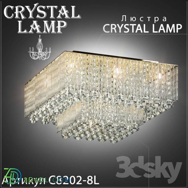 Chandelier Crystal lamp C8202 8L