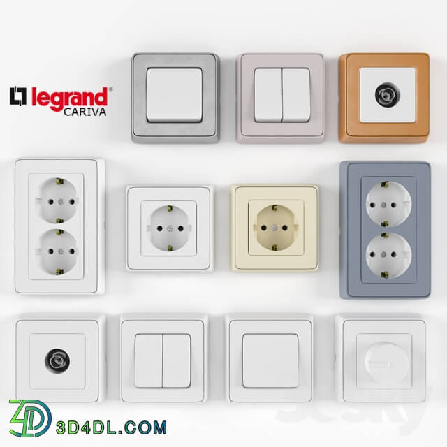 Miscellaneous Legrand Cariva switchers and sockets