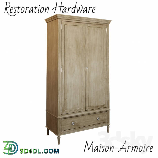 Wardrobe Display cabinets Restoration Hardware Maison Armoire