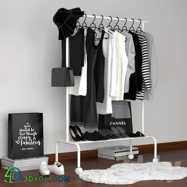 Clothes on a hanger