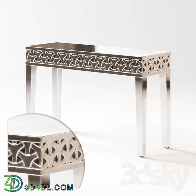 Table Mirrored console table.