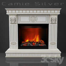 Fireplace Camie Silver 