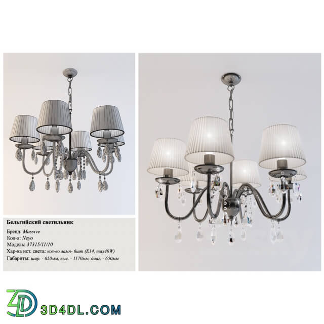 Massive Neyo 37315 11 10 Pendant light 3D Models